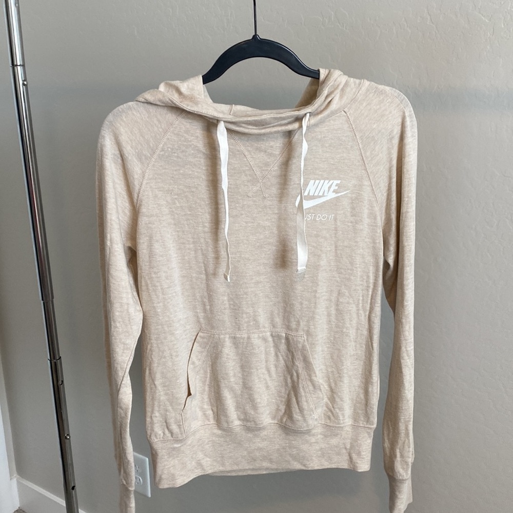 Lightweight Nike Beige Hoodie